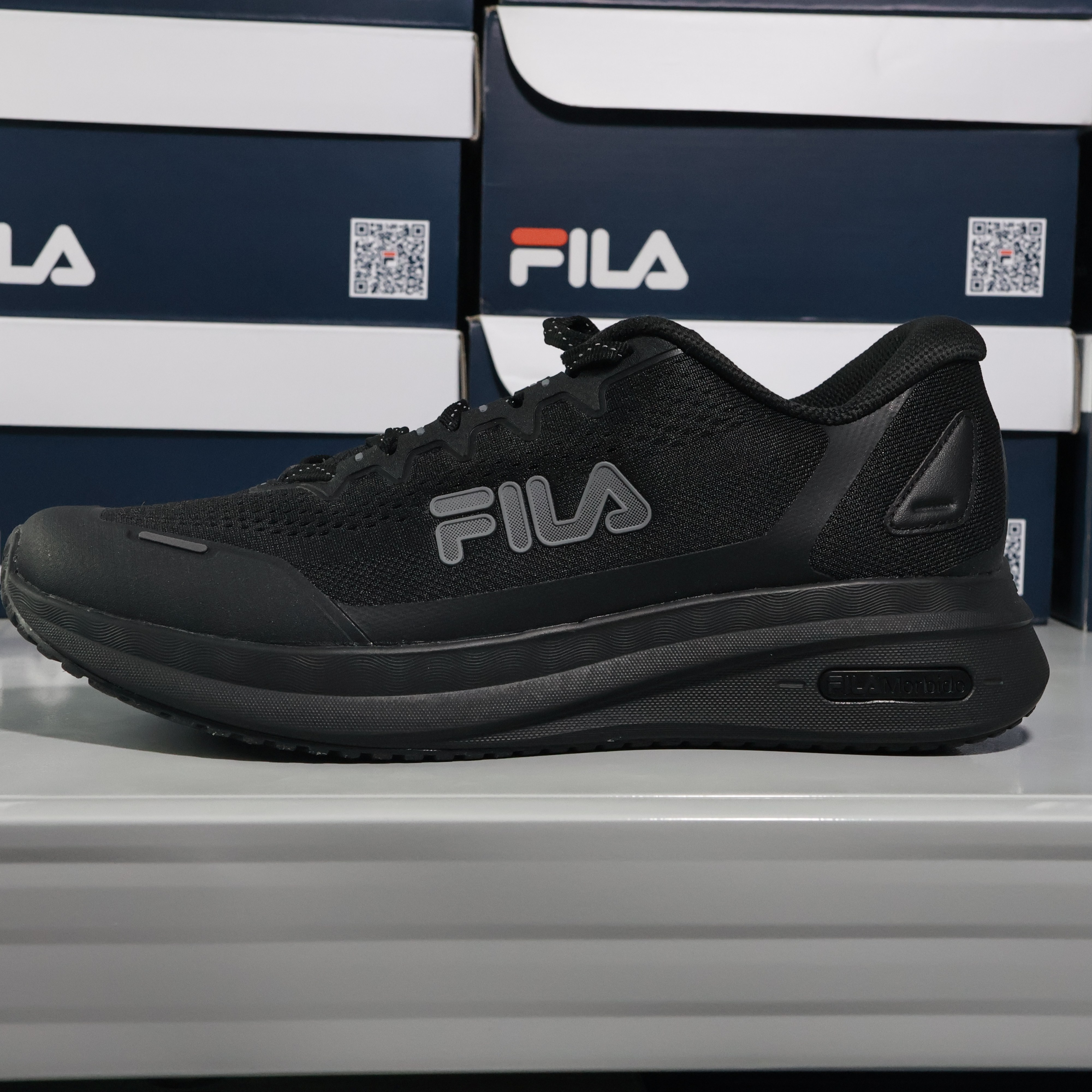 FILA/斐乐 柔云4 跑鞋 回弹 网面 橡胶减震 贴合 轻便