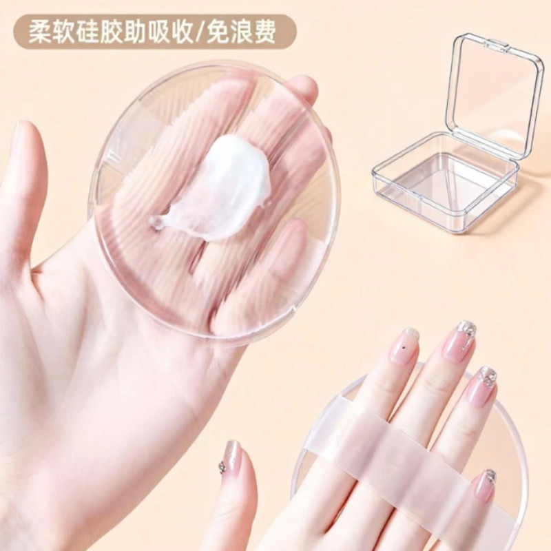 超大硅胶涂擦抹身体乳手套粉扑不吃乳不脏手工具神器素颜霜防晒