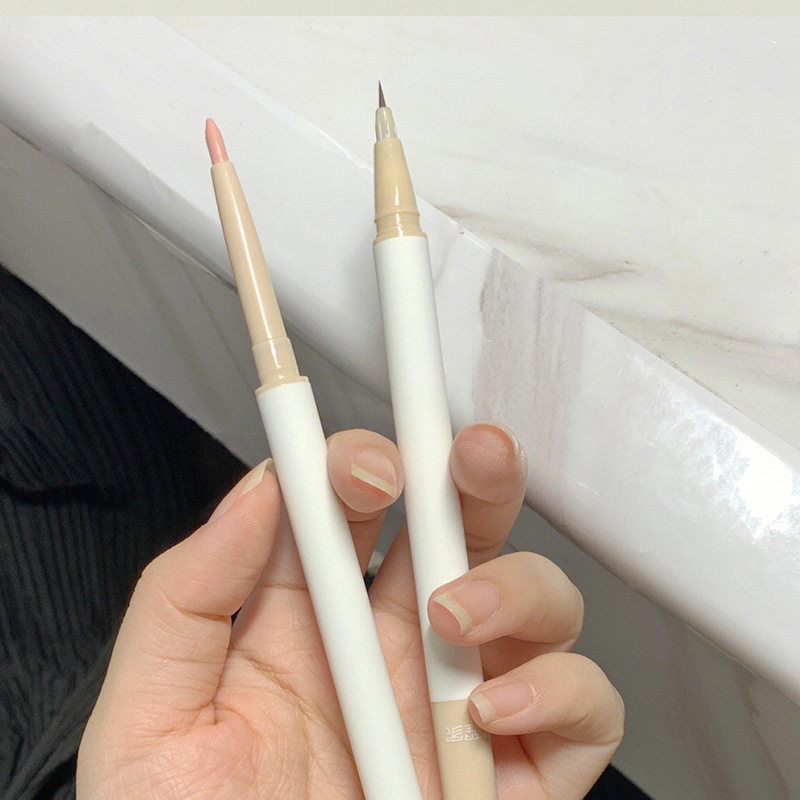卧蚕笔女高光提亮双头两用珠光哑光勾勒眼脸下至卧蝉眼线液笔阴影