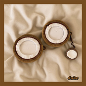 创意夏天立体镂空椰子带挂饰适用airpods4保护套苹果耳机保护壳airpodspro2代无线蓝牙耳机套airpods3软壳1