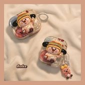 立体可爱网红loopy适用airpodspro2代保护套苹果耳机保护壳airpods3无线蓝牙耳机套airpod1 2代硅胶耳机壳软