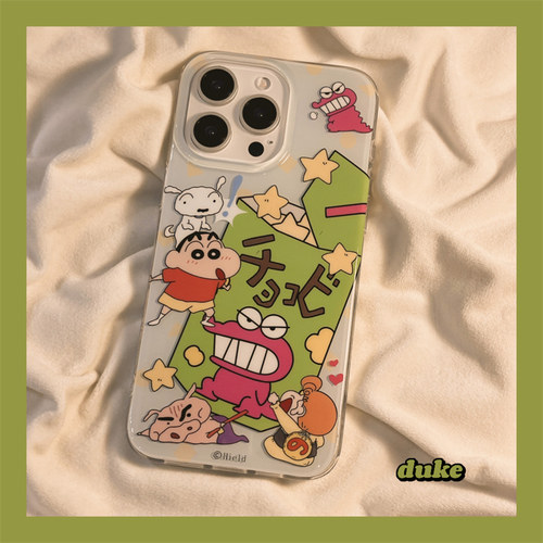 苹果手机壳双层tpu卡通蜡笔小新