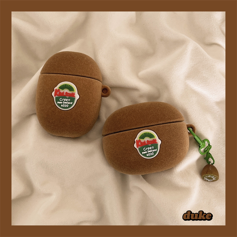 适用苹果耳机壳创意立体奇异果