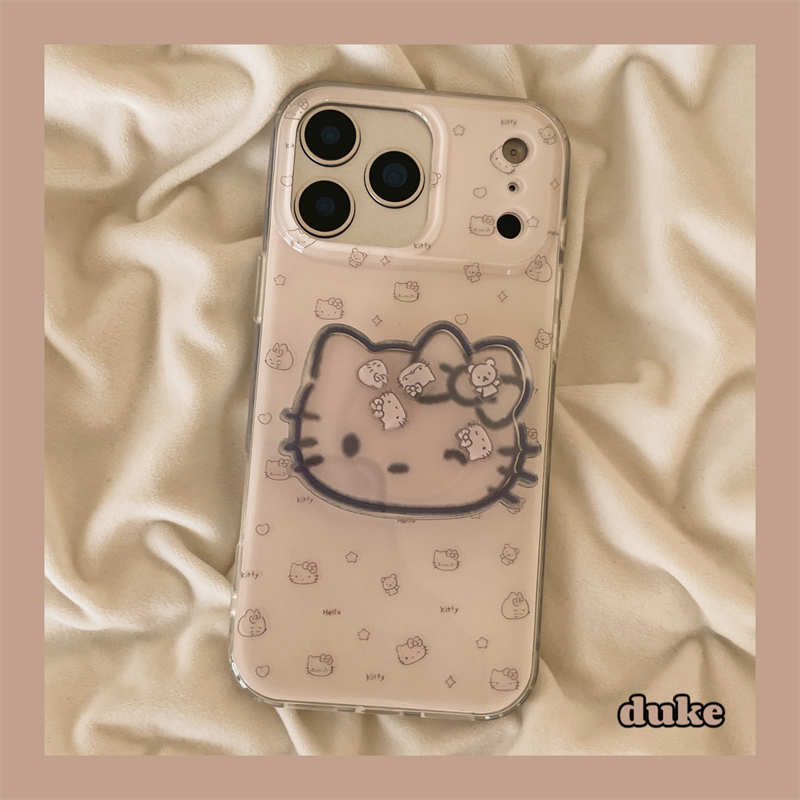 适用苹果手机壳粉色卡通凯蒂猫