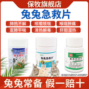 兔子急救片鸡鸭禽类常备精神不振不吃板蓝根片甘草提取物饲料添加