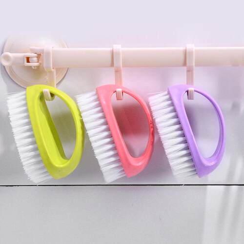Daily Necessities Linked Handle Multi-purpose Laundry Brush