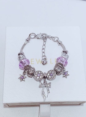 潘家风格DIY手链女原创小众设计轻奢高级感捕梦网吊坠diy手镯礼物