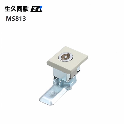 MS813-B-5B生久同款配电柜柜锁转舌锁圆柱锁 MS813-S方形转舌锁