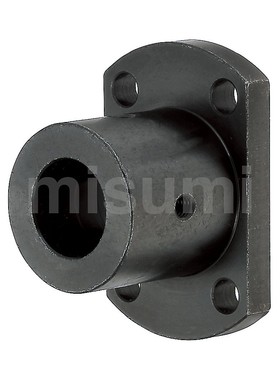 加厚壁导向轴支座对边法兰固定座支撑座STHCBN/STHCN16/20/25/30,