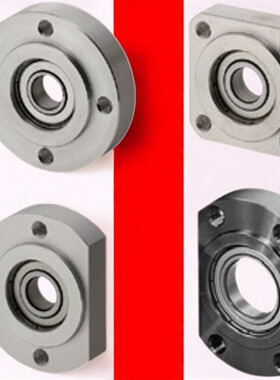 BGCR BGCRB 6000ZZ 6200ZZ 6804ZZ标准件精密嵌入法兰轴承座组件