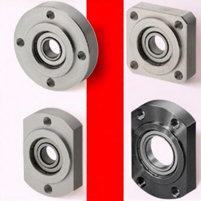 BGCR BGCRB 6000ZZ 6200ZZ 6804ZZ标准件精密嵌入法兰轴承座组件