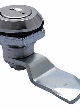 圆柱锁 XAS38/39-N/A/B开关控制箱机柜门锁 工业机箱机柜锁黑色