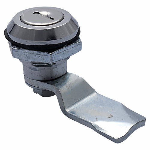 圆柱锁 XAS38/39-N/A/B开关控制箱机柜门锁 工业机箱机柜锁黑色