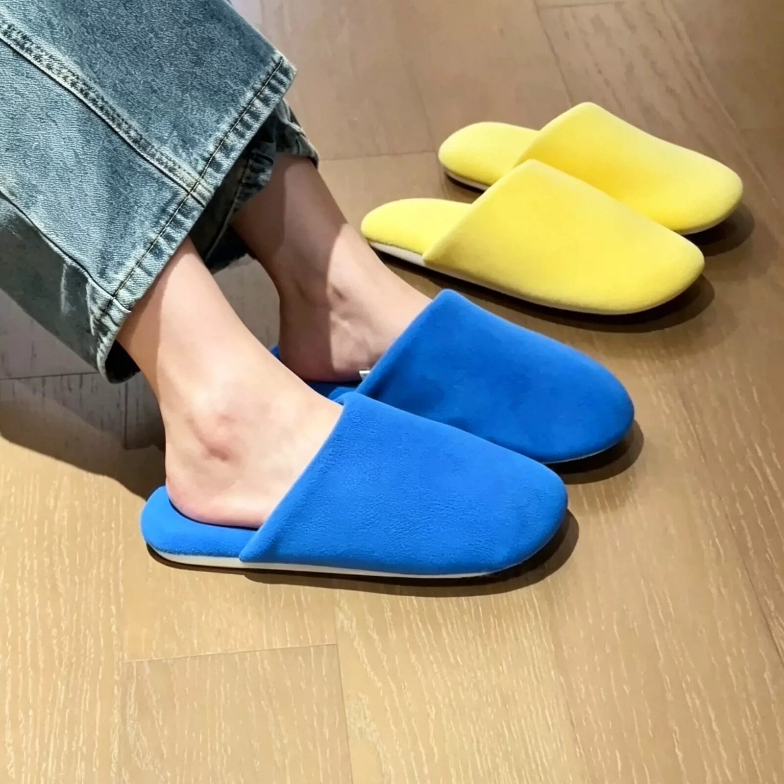 棉拖鞋女士秋冬天家居室内