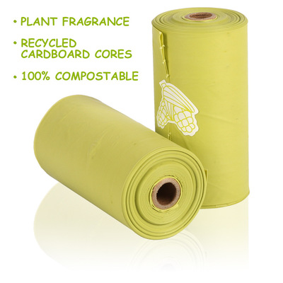 Corn starch pet toilet bag biodegradable disposable dog toi