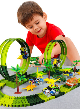 DIY Hands on Free Splicing Electric Dinosaur Engineering Tr