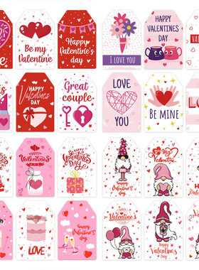 Valentine's Day Decorative Gift Tag Valentine's Day Party S