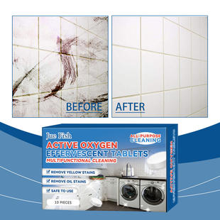 Jue Fish Multi functional Oxygen Cleaning Tablets for Clean