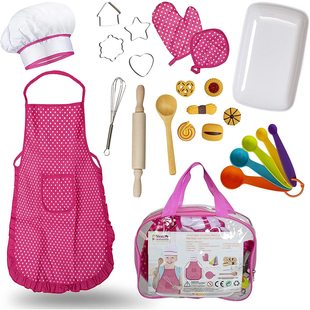 Children's Chef Clothing Imitation Kitchen Supplies 19 Acce
