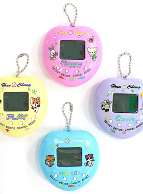 Handheld feeding electronic pet egg pet game machine elf pe