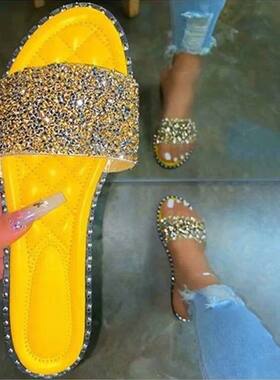 Flat bottomed Greet slippers for women, women's slippers, o