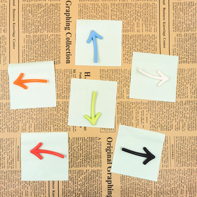 Cute and fun arrow shaped refrigerator magnets 3D message b