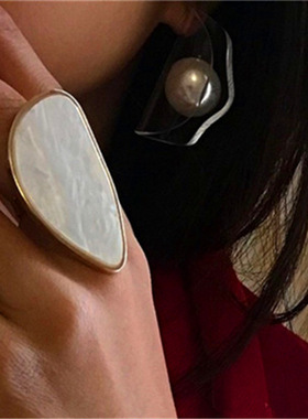 Korean version of niche design style irregular agate resin