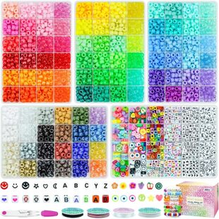 Bucket bead accessory set 96 color children's handmade buck