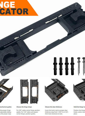 Hinge door lock hole locator door hinge installation kit hi