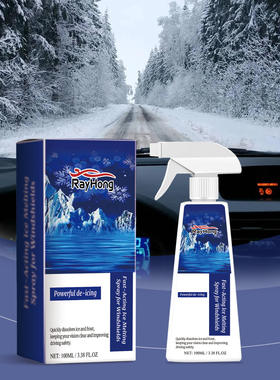 Rayhong windshield deicing spray car windshield window defr