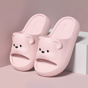 Cartoon teddy bear children's slippers for summer indoor an