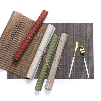 Teslin PVC dining mat, Western style mat, anti slip and hea