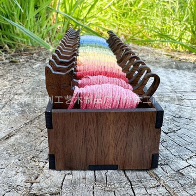 Wooden Animal Bobbin Set Independent Station New Product