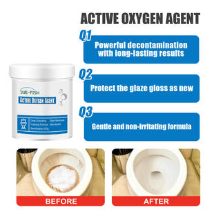 Jue Fish toilet active oxygen agent, toilet scaling and cle
