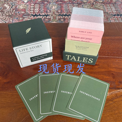 150 Life Story Interview Kit Cards Problem Tips