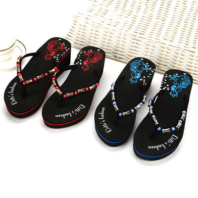 Vietnamese style flip flops for women in summer, anti slip