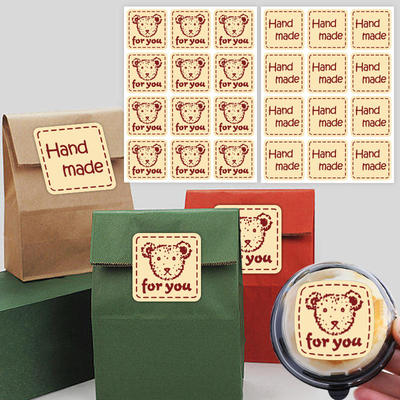 Cute cartoon teddy bear for you stickers cake dessert bakin