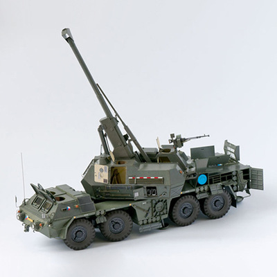 Paper model 1:35 Czechoslovakian SpGH self-propelled howitz