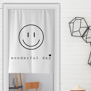 Modern door curtains, customized fabric partition curtains,