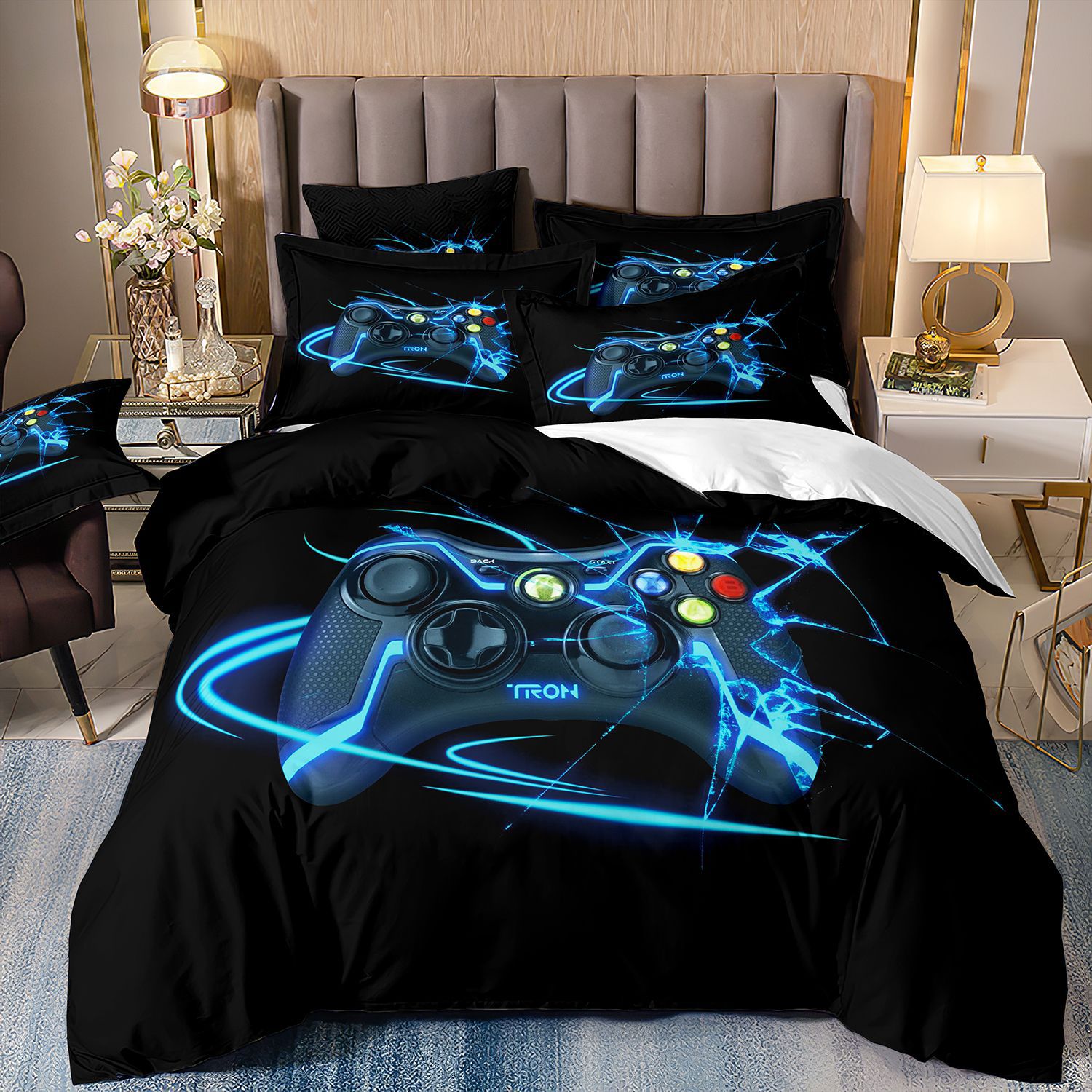 Game controller duvet cover 3D digital printing duvet cover