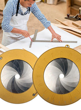 Circular drawing tool, adjustable measuring and drawing too