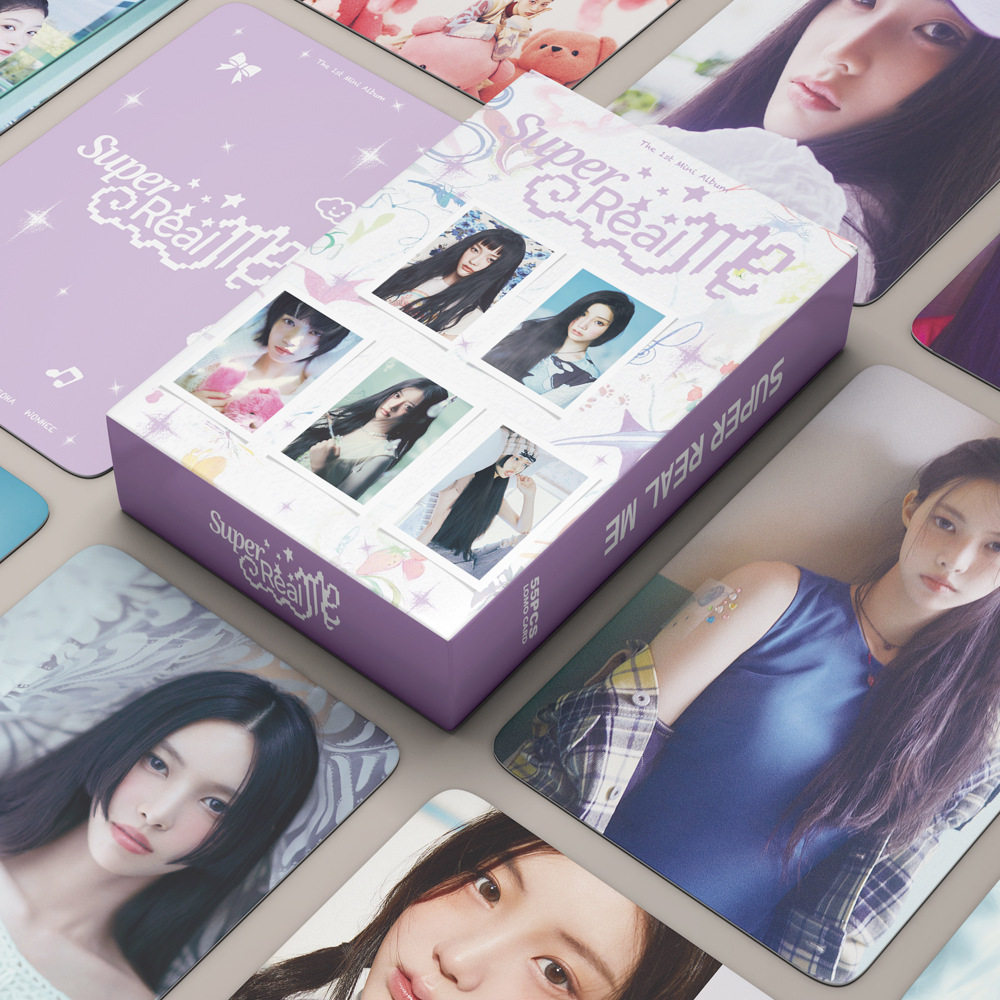 ILLIT 1st Mini Album SUPER REAL ME Small Card 55 LOMO Cards