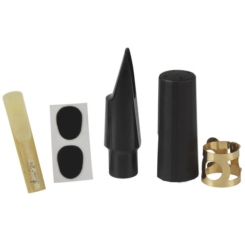 Mezzo saxophone headband set with headband, clip, cap, whis