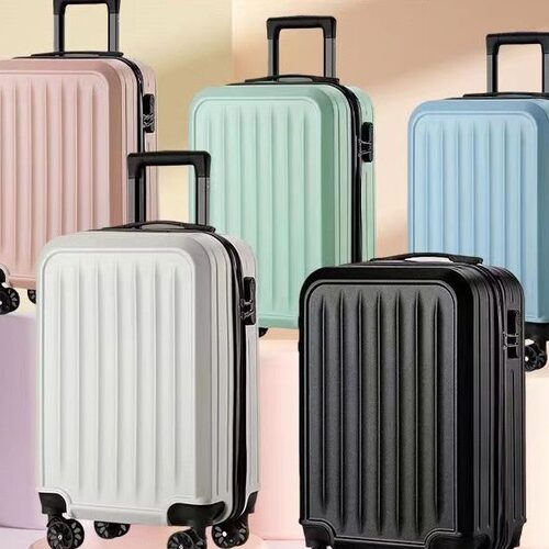 Solid color luggage, macaron style student suitcase, 20 inc
