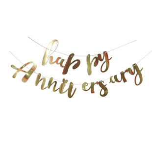 HAPPY ANNIVERSARY Paper Flower Wedding Week Anniversary Hap