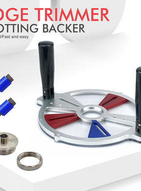 Woodworking edge trimming machine milling groove inverted c