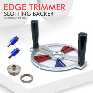 Woodworking edge trimming machine milling groove inverted c