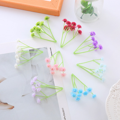 Simulated Soft Glue Starry Sky Flower String Wedding Brides