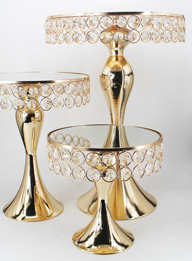 Wedding props, iron cake rack, home decoration, party cryst