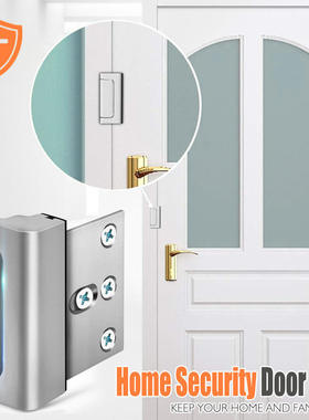 Home security door lock, child safety door reinforcement lo